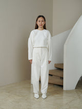 Etched Trousers - White