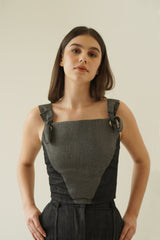 Alt Top - Black Grey