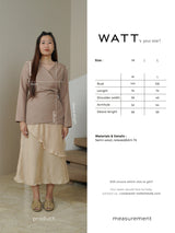 Mended Blazer - Muted Brown