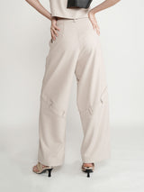 Incision Pants - Nude