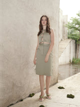 Monstera Skirt - Green