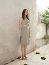 Monstera Skirt - Green