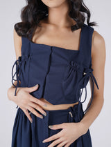 Poly Top - Navy