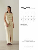 Viewpoint Skirt - Wheat