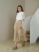 Carved Skirt - Brown