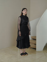 Carved Skirt - Black