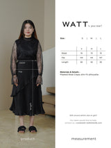 Carved Skirt - Black